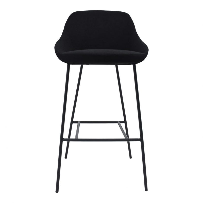 Shelby Bar Stool Black - Al Rugaib Furniture (4731321483360)