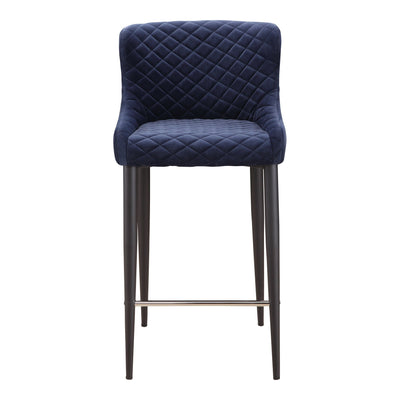 Etta Counter Stool Dark Blue - Al Rugaib Furniture (4583185154144)