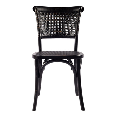 Churchill Dining Chair Antique Black-M2 - Al Rugaib Furniture (4583191183456)