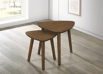 Megan marco brown nesting table ( set of 2 )