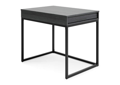 Yarlow Black/Gray Home Office Lift Top Desk (6615675437152)