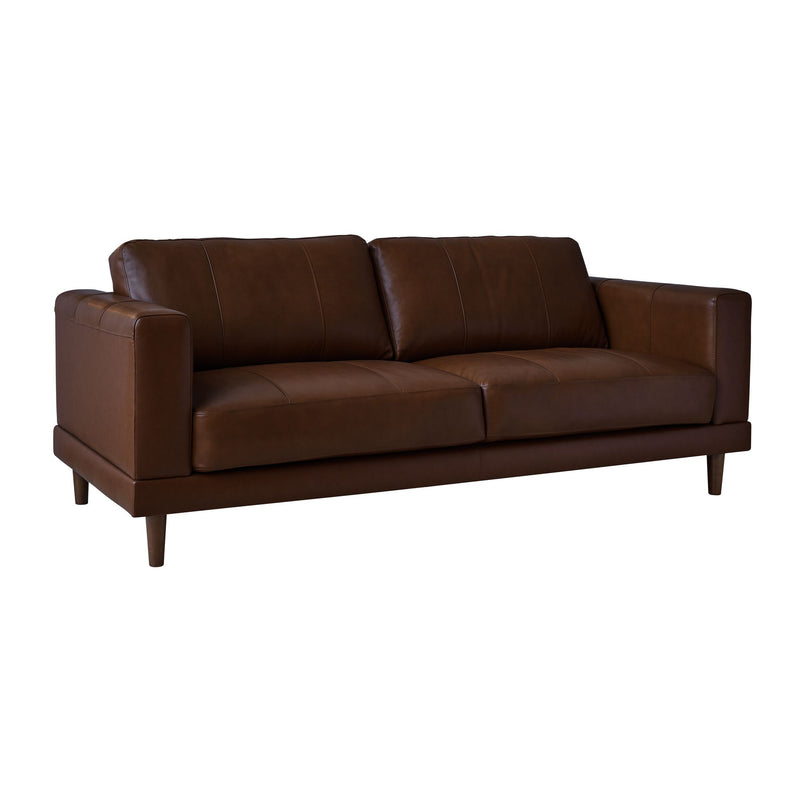 Hampton Leather Fiero Chestnut 3 Seater Sofa