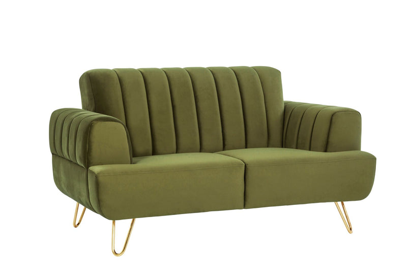 Hayward Green Loveseat (6639462940768)