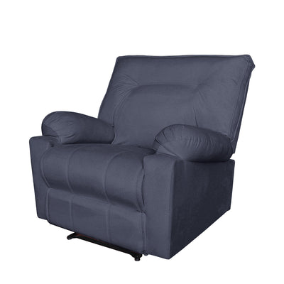 In House Classic Recliner Chair With Controllable Back - Dark Grey-906090-DG (6613405728864)