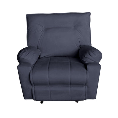 In House Classic Recliner Chair With Controllable Back - Dark Grey-906090-DG (6613405728864)