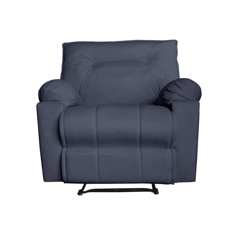 In House Classic Recliner Chair With Controllable Back - Dark Grey-906090-DG (6613405728864)