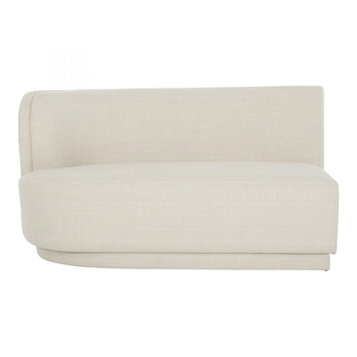 YOON 2 SEAT CHAISE LEFT CREAM (6563213738080)