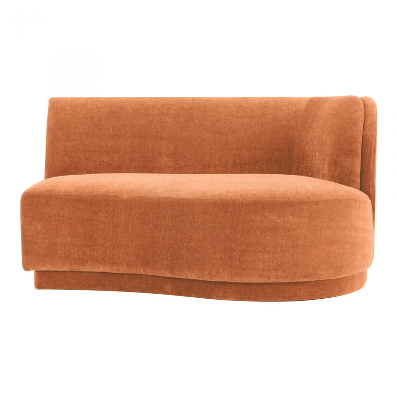 YOON 2 SEAT SOFA RIGHT RUST (6563213508704)