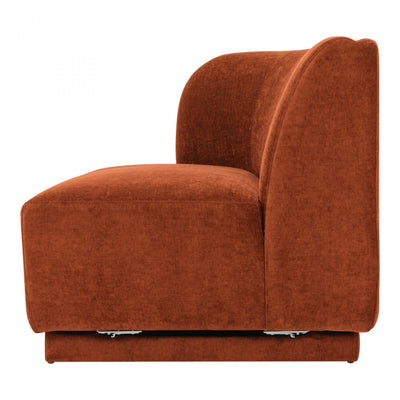 YOON 2 SEAT SOFA LEFT RUST (6563213443168)