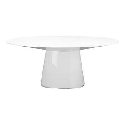 Otago Oval Dining Table White - Al Rugaib Furniture (4583156711520)