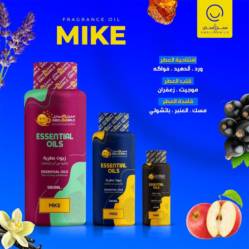 FRAGRANCE OIL MIKE BOTTLE 500 ML (6648321376352)