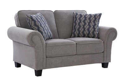 Memphis Grey Loveseat (6639462842464)