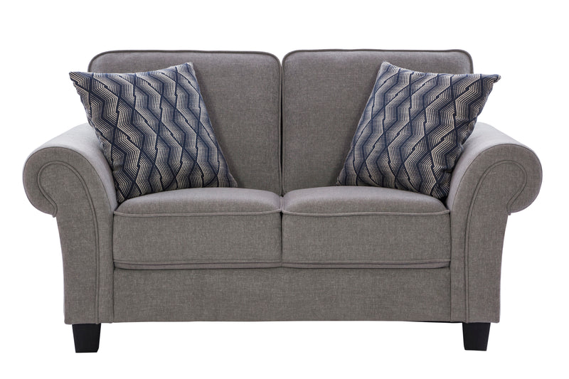 Memphis Grey Loveseat (6639462842464)