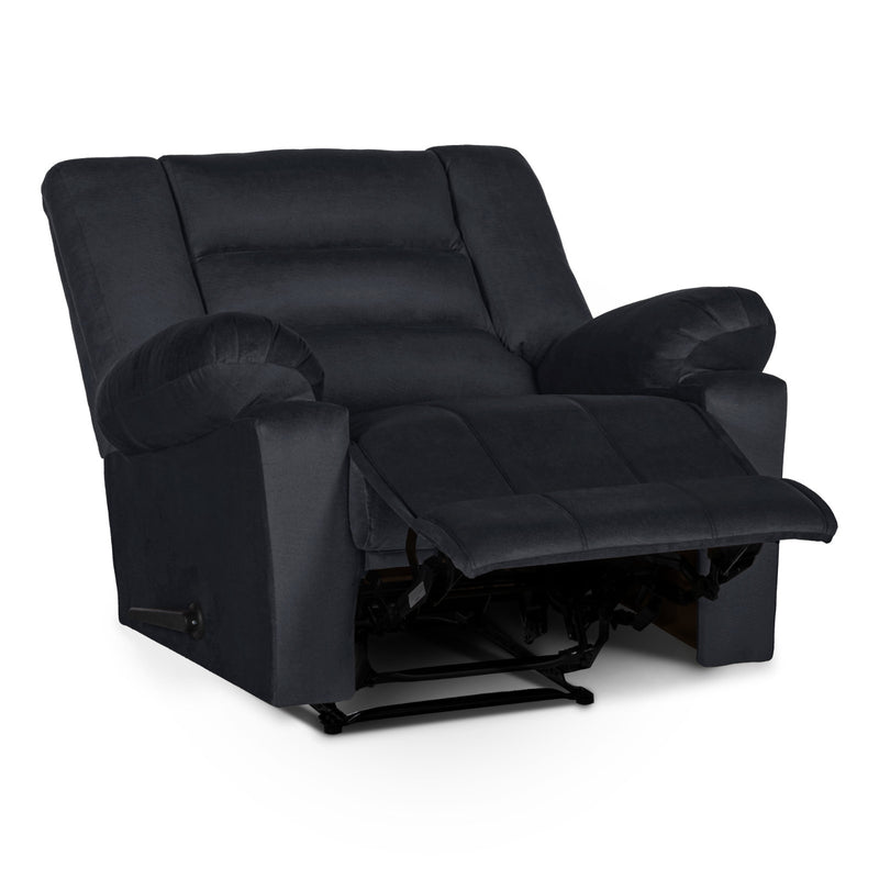 In House Classic Recliner Upholstered Chair with Controllable Back - Dark Grey-905153-DG (6613426339936)