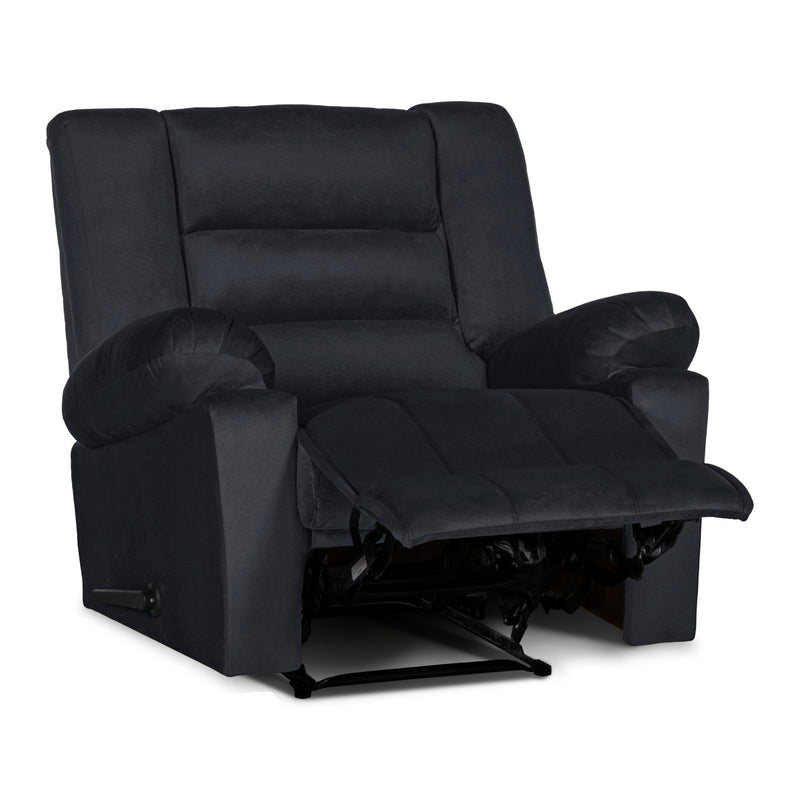 In House Classic Recliner Upholstered Chair with Controllable Back - Dark Grey-905153-DG (6613426339936)