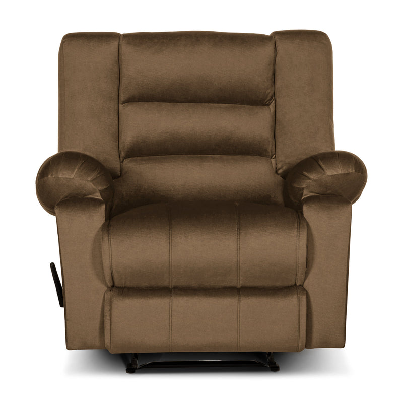 In House Classic Recliner Upholstered Chair with Controllable Back - Light Brown-905153-BE (6613426208864)