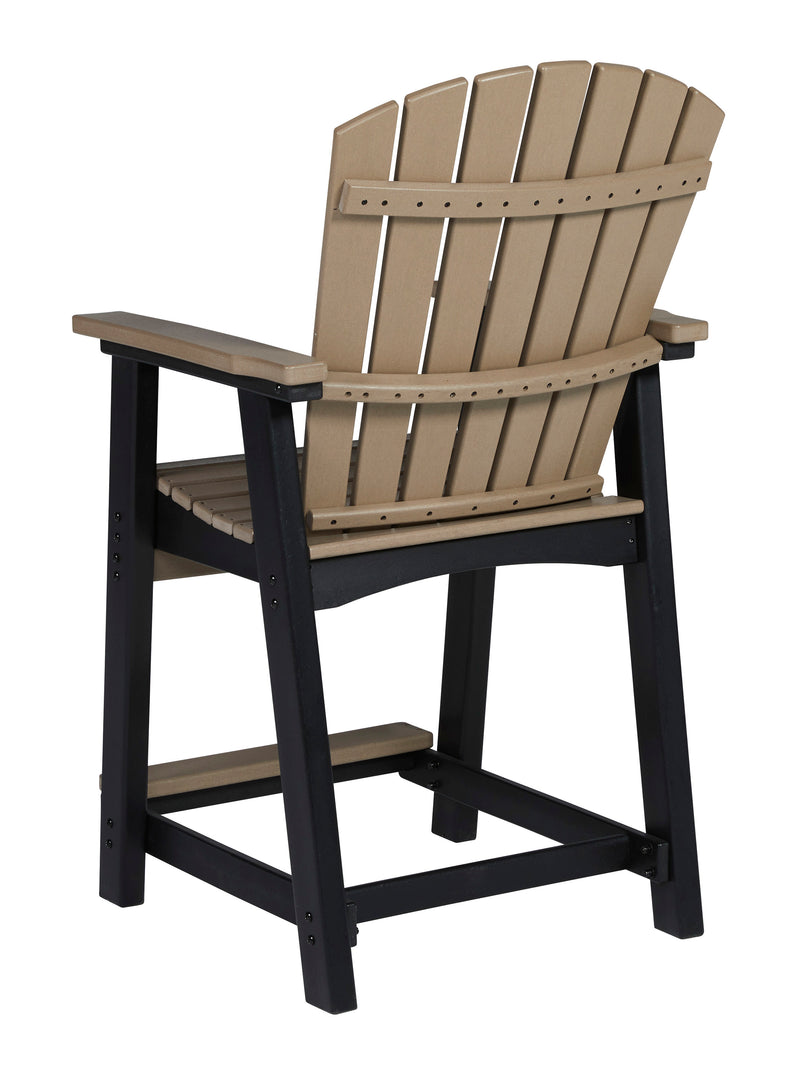 Fairen Trail Outdoor Counter Height Bar Stool (Set of 2) (6622996660320)