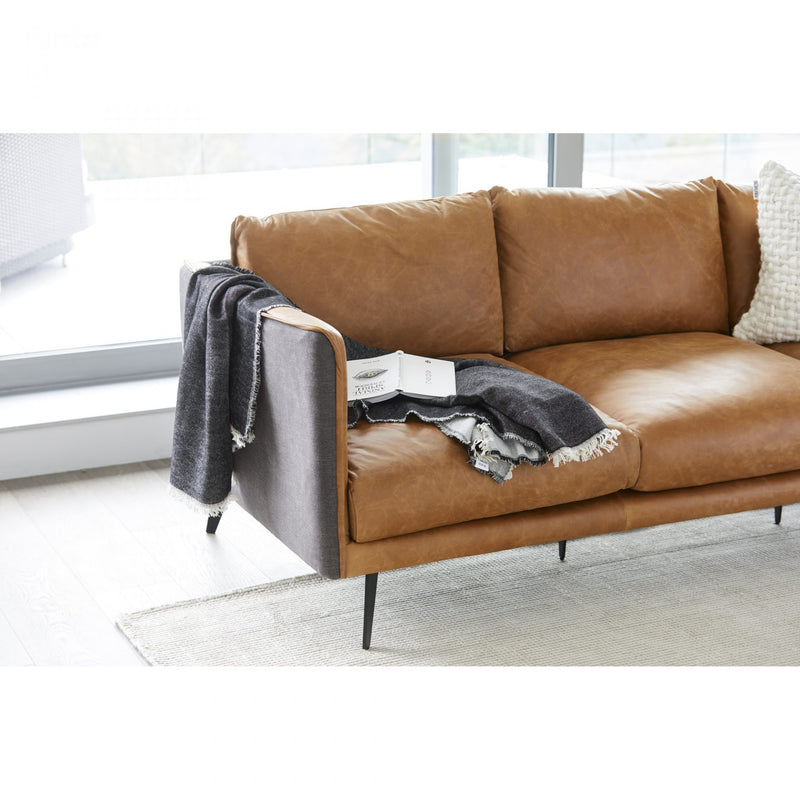 MESSINA LEATHER SOFA CIGARE TAN LEATHER (6577789730912)