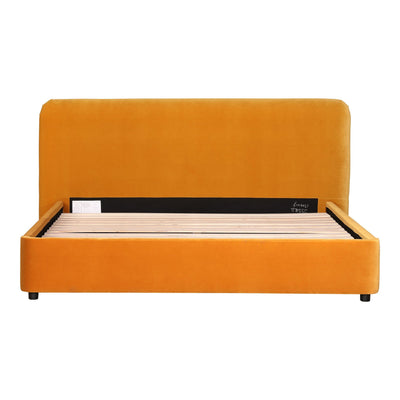 Samara Queen Bed Mustard - Al Rugaib Furniture (4583244071008)