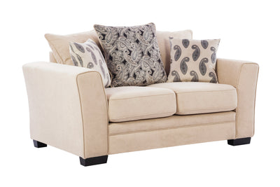 San Antonio Cream Loveseat (6639463530592)