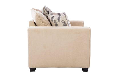 San Antonio Cream Loveseat (6639463530592)