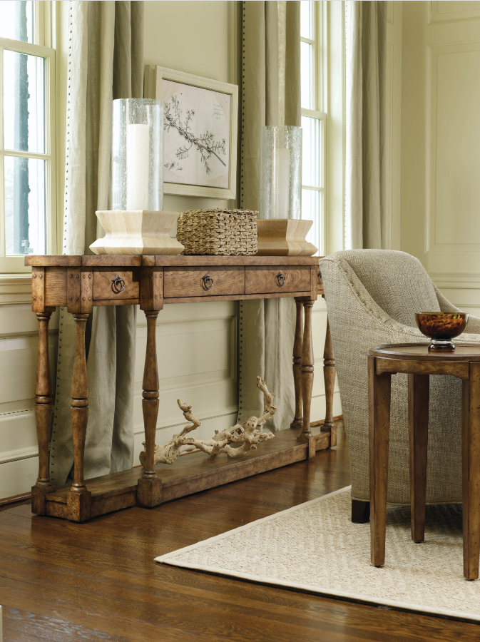 Sanctuary Four-Drawer Thin Console - Drift (4688746938464)