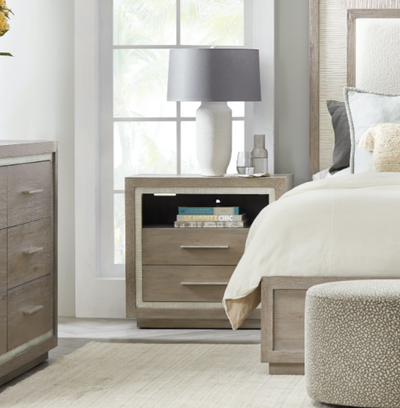 Serenity Balboa Two Drawer Nightstand (6644676558944)