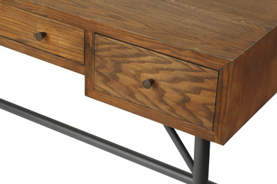 Nolan Burnished Oak Desk (6595258089568)