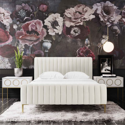 Angela Cream Bed in Queen (6568033452128)