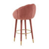 Myla Salmon Swivel Bar Stool (6563846455392)