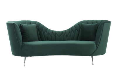 Eva Forest Green Velvet Sofa (6568249294944)