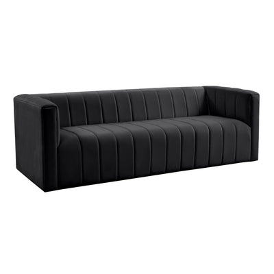 Norah Black Velvet Sofa (6563842392160)