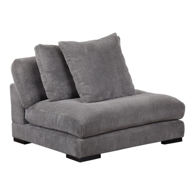 Tumble Slipper Chair Charcoal - Al Rugaib Furniture (4583209828448)