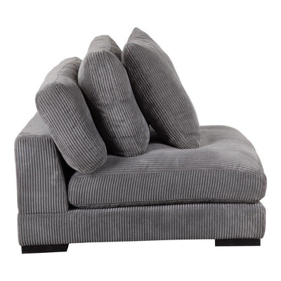 Tumble Slipper Chair Charcoal - Al Rugaib Furniture (4583209828448)