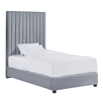 Arabelle Grey Bed Twin (4576362037344)