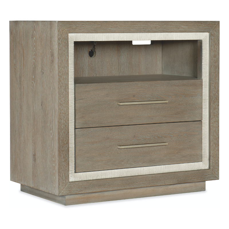 Serenity Balboa Two Drawer Nightstand (6644676558944)