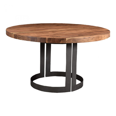 BENT ROUND DINING TABLE 54" SMOKED (6581433565280)