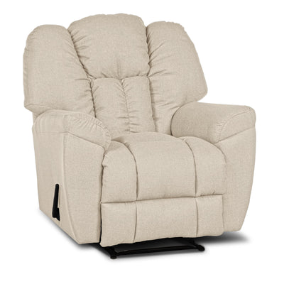 Versace Classic Recliner Upholstered Chair with Controllable Back - White-905168-W (6613425094752)