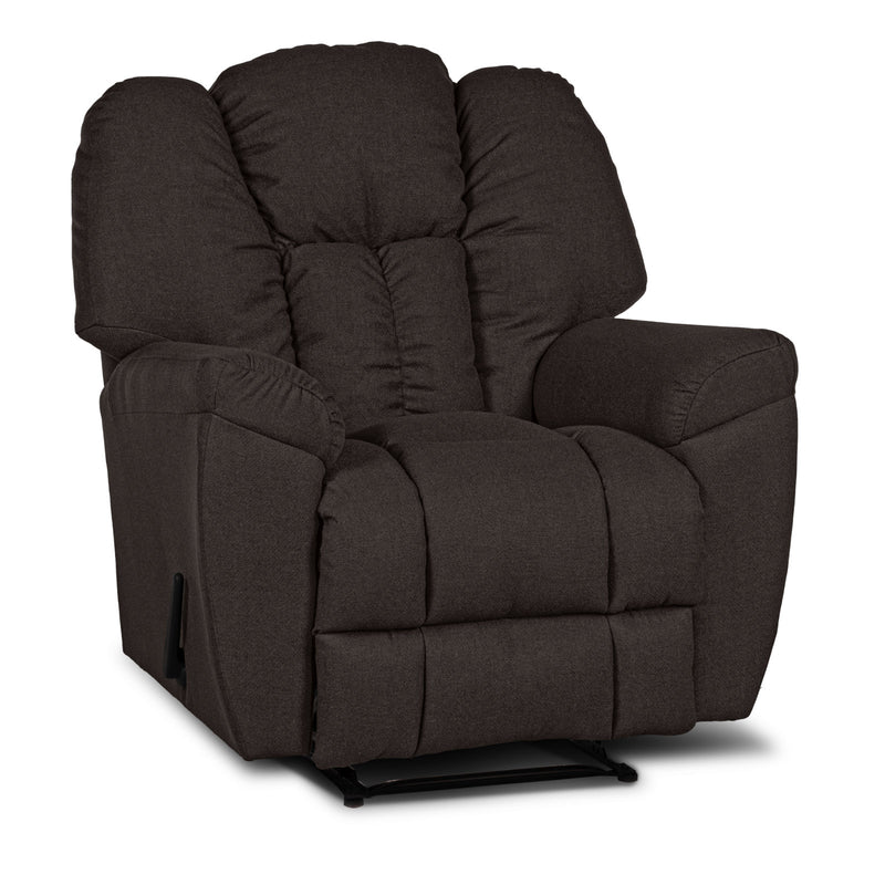 Versace Classic Recliner Upholstered Chair with Controllable Back - Dark Brown-905168-BR (6613424701536)