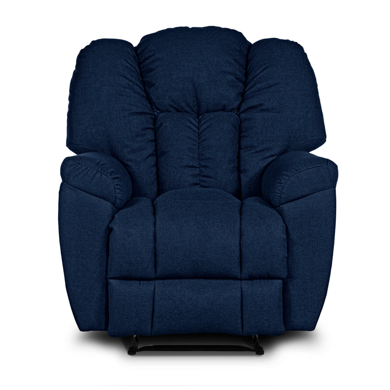 Versace Classic Recliner Upholstered Chair with Controllable Back - Blue-905168-B (6613424767072)