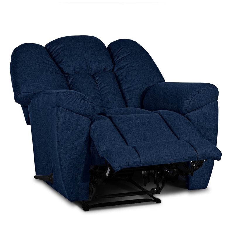 Versace Rocking Recliner Upholstered Chair with Controllable Back - Blue-905169-B (6613425225824)