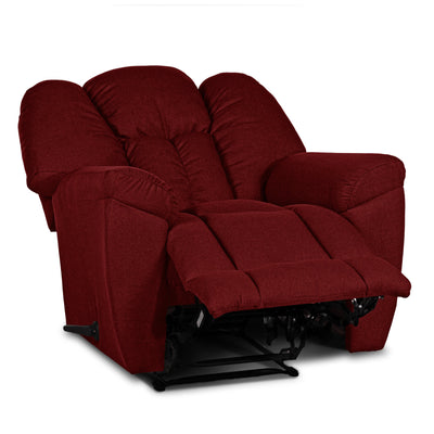 Versace Classic Recliner Upholstered Chair with Controllable Back - Red-905168-RE (6613425029216)