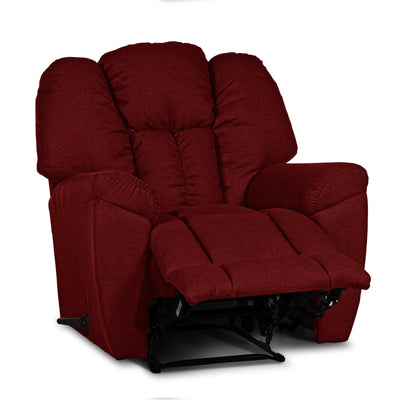 Versace Classic Recliner Upholstered Chair with Controllable Back - Red-905168-RE (6613425029216)