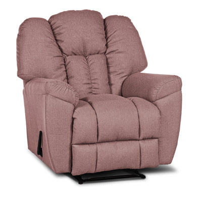 Versace Rocking & Rotating Recliner Upholstered Chair with Controllable Back - Purple-905170-PU (6613425913952)