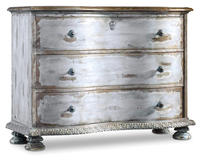 Three-Drawer Chest - Blue - Al Rugaib Furniture (4688713678944)