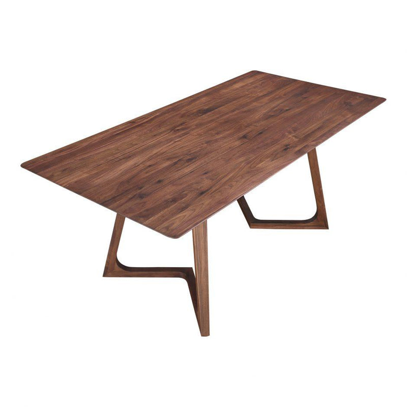 Godenza Dining Table Rectangular Walnut - Al Rugaib Furniture (4568058429536)