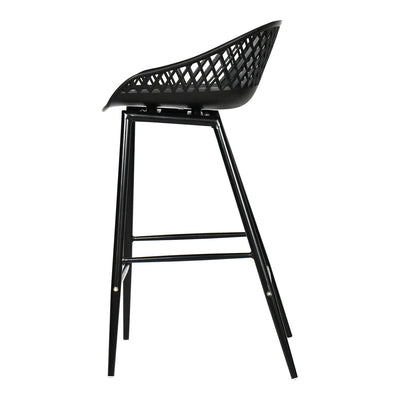 Piazza Outdoor Counter Stool Black-M2