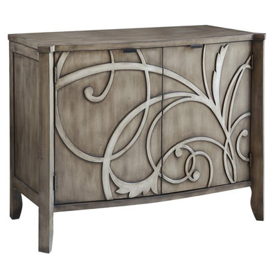 Veranda 2 Door Cabinet with Raised Scroll Detail (4791293542496)