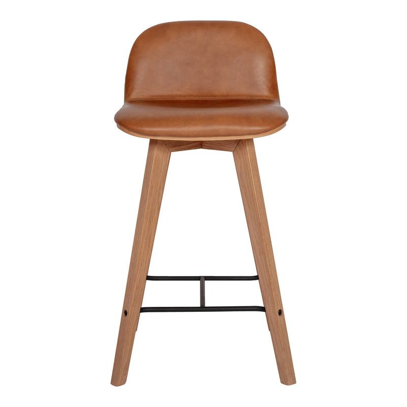 Napoli Leather Counter Stool Tan