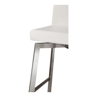 Giro Swivel Counter Stool White - Al Rugaib Furniture (4583159398496)